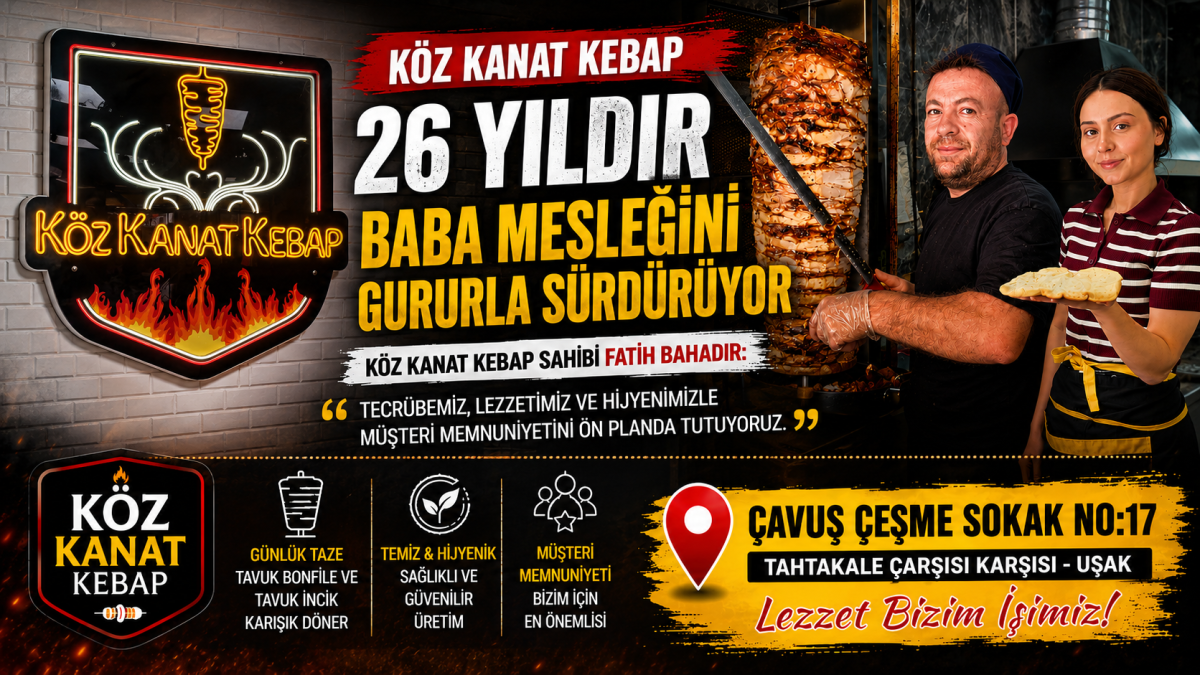 Köz Kanat Kebap'ta 26 Yıllık Lezzet ve Ustalık