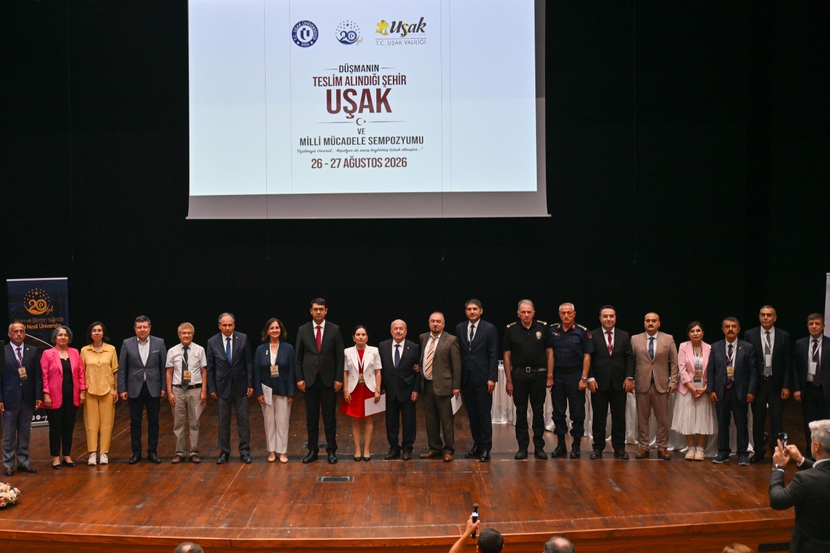 “Düşmanın Teslim Alındığı Şehir: Uşak ve Millî Mücadele Sempozyumu” Gerçekleştirildi